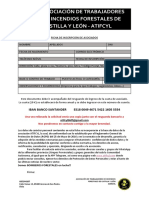 FICHA DE INSCRIPCION DE ASOCIADOS Editable