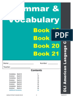 Grammar & Vocabulary: Book 18 Book 19 Book 20 Book 21