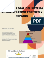 Sistema jurídico escalonado y partes de la Constitución Política de Guatemala