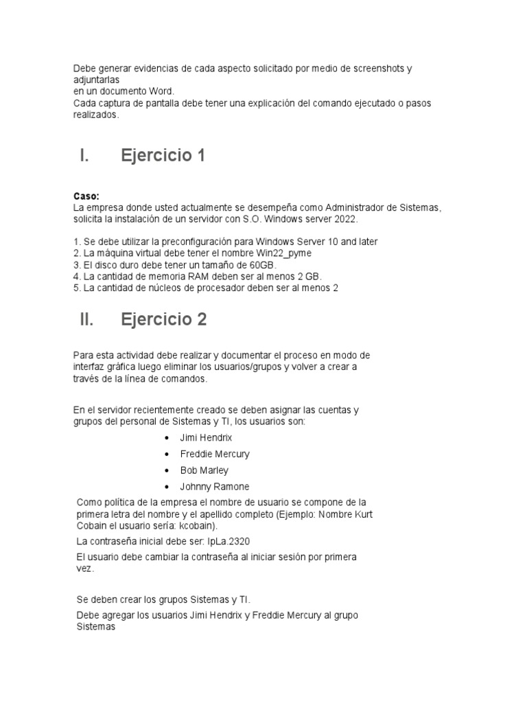 Ejercicio 2 | PDF