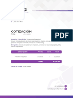 Cotización A052 PDF