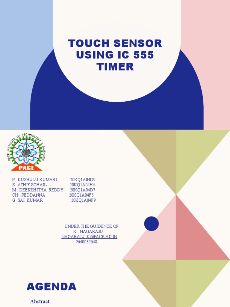 Touch Sensor Circuit Diagram