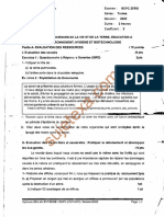 Epreuve Bepc 2022 Svteehb Cameroun PDF