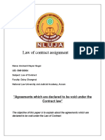 Law of Contract Assignment 2
