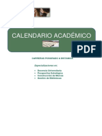 Calendario Academico 2020-1