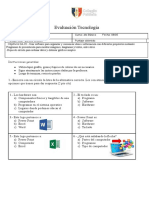 Prueba Tecnología 4to