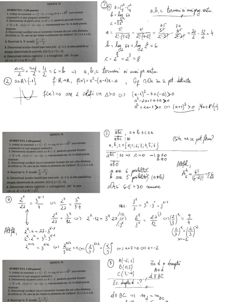 matematica clasa 12
