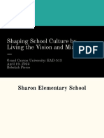 Topic 2 Pierce- Shaping School Culture