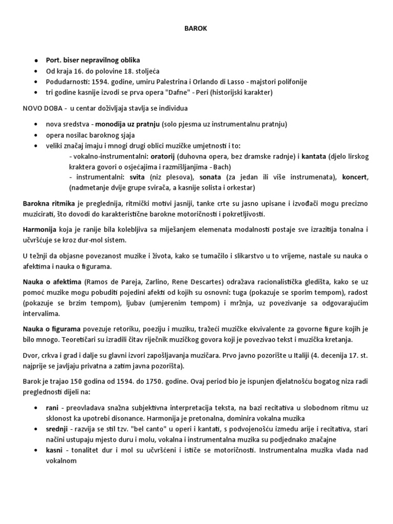 Barok | PDF