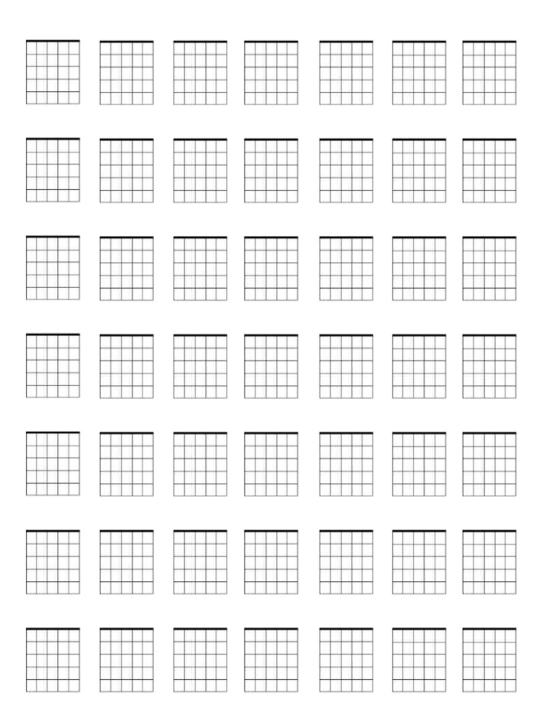 Plantilla para Cordes de Guitarra | PDF