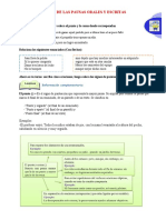 Tema y Actividad - Las Pausas Orales