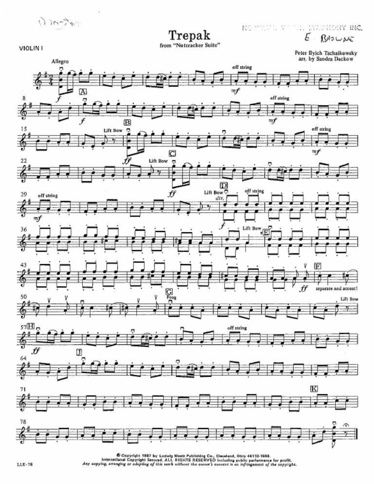 TREPAK Violín I PDF