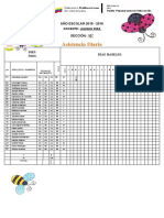 Asistencia Formato