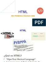 HTML - Mis Primeras Páginas Web