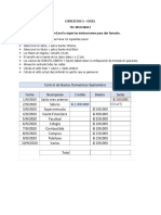 Ejercicios Excel - Formato tablas y cálculos básicos