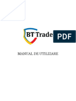 Manual de Utilizare EVO BT Trade