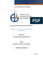 Técnica de Cristalización y Producción de Monocristales