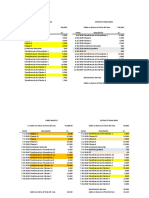 Extracto bancario y libro de bancos con movimientos del mes