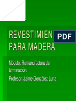 Revestimientos para Madera