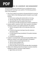 Test Questionson Leadershipand Management 28 Autosaved 29