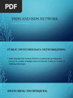 PSDN and Isdn