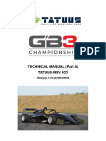 Technical Manual (Part A) Tatuus-Msv 023: Release 1.03 (27/02/2023)