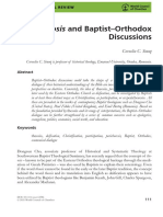 The Ecumenical Review - 2021 - Simu - Theosis and Baptist Orthodox Discussions PDF