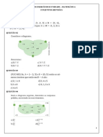 Lista de Exercícios Ii Unidade - Retomada de Conjuntos PDF