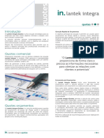 Lantek Integra Quotes: geração rápida de orçamentos integrada ao CAD/CAM