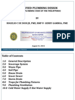 Simplified Plumbing Design NPC Philippines PDF
