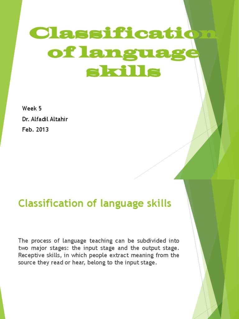 Steps In Learning A Language