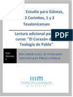 5a. Guías de Estudio, Gálatas, 1 y 2 Cor, 1 y 2 Tes