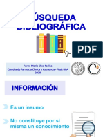 Búsqueda bibliográfica: estrategias y fuentes