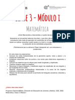Matemática - Mód. 1 - Clase 3
