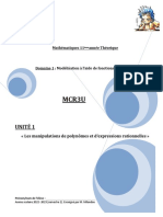 Unité 1 Manip Poly Ratio MCR3U Janvier2023 PDF