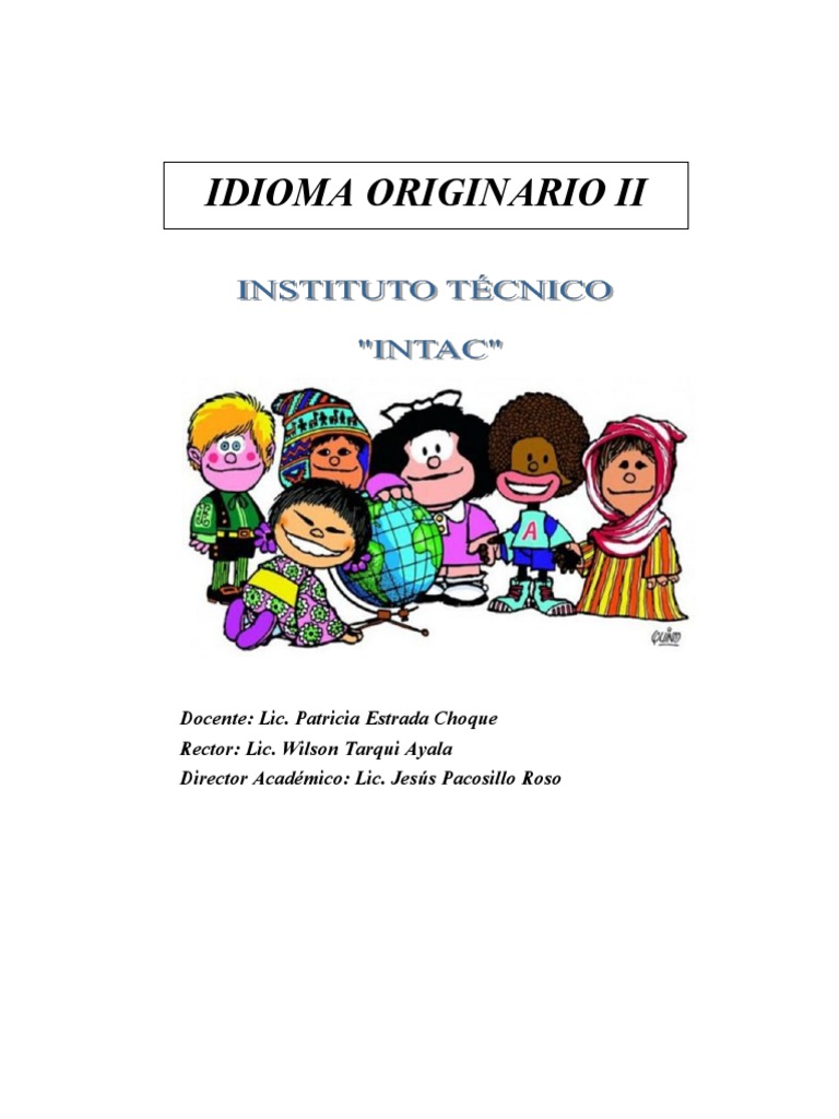 Modulo Idioma Originario Ii | PDF | Adjetivo | Lingüística