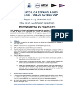 Instrucciones Regata 6 M Abril