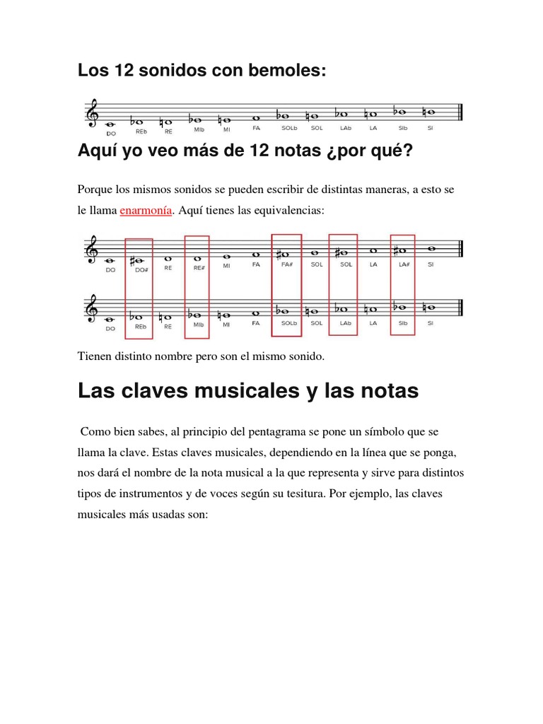 Notas Musicales 5 | PDF