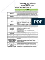 Planeacion de Actividades Ii de 2022