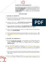 Contrato de Comision Mercantil General - Anapauro Oficio