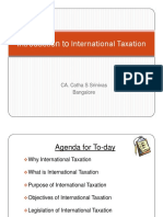 Introduction To International Taxation
