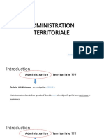 Administration Territoriale 2022 PDF