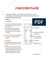 Thermos - Vacuum Flask ( Teachers Handout)