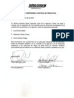 Acta de Compromiso Custodia de Precintos PDF
