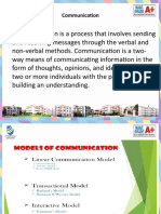 Models of Communication