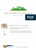 Desert Island Menu