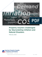 Property Insurers Challenged by Skyrocketing Inflation and Natural Disasters