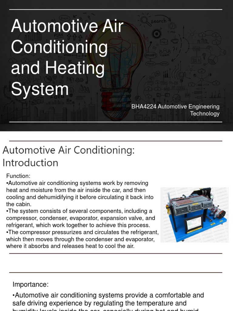 Automotive HVAC System Overview | PDF | Engineering Thermodynamics ...
