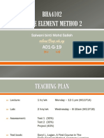 Salwani's Finite Element Method Course