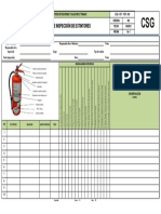 CSG - SST - FOR - 024 Inspección de Extintores 1